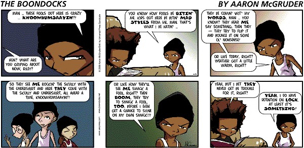 Read online The Boondocks Collection comic -  Issue # Year 2000 - 100