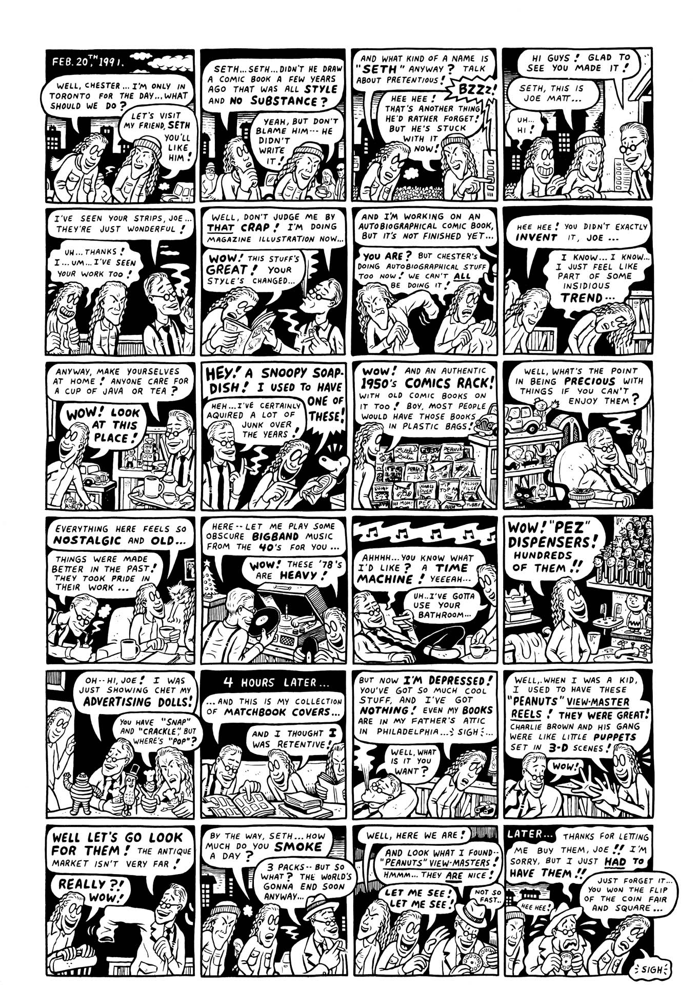 Read online Peepshow: The Cartoon Diary of Joe Matt comic -  Issue # Full - 79