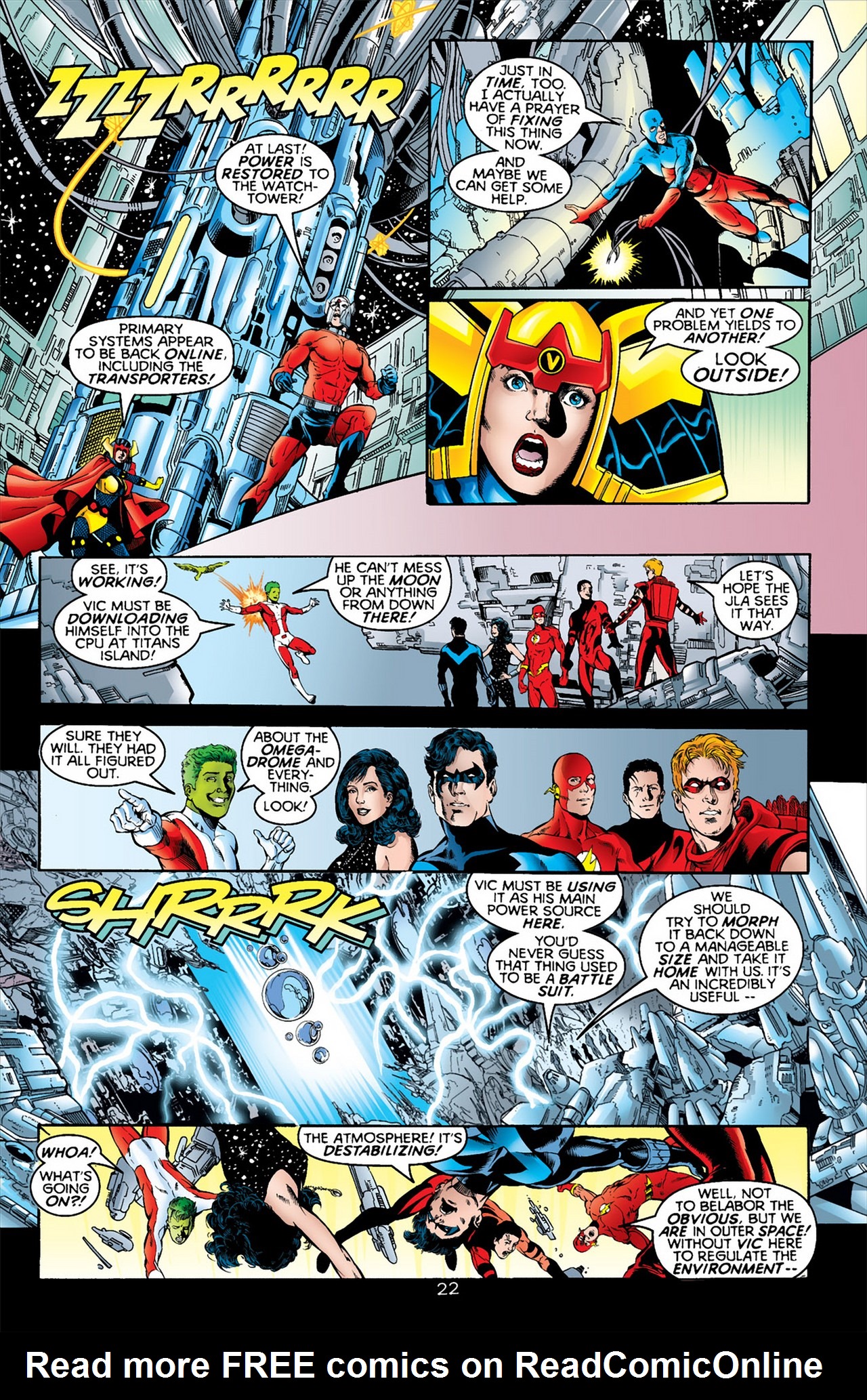 Read online JLA/Titans comic -  Issue #3 - 20
