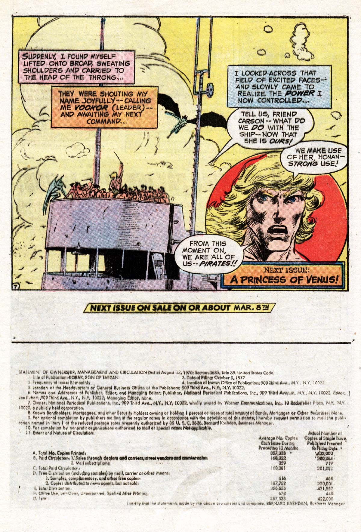 Read online Korak, Son of Tarzan (1972) comic -  Issue #51 - 31