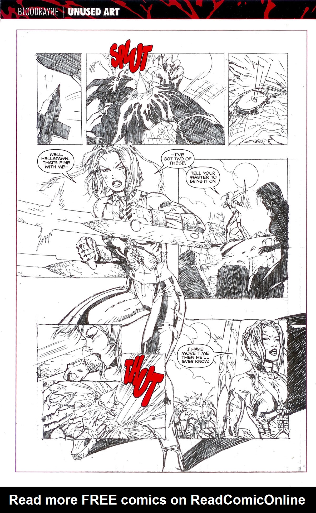 Read online BloodRayne: Raw comic -  Issue # Full - 20