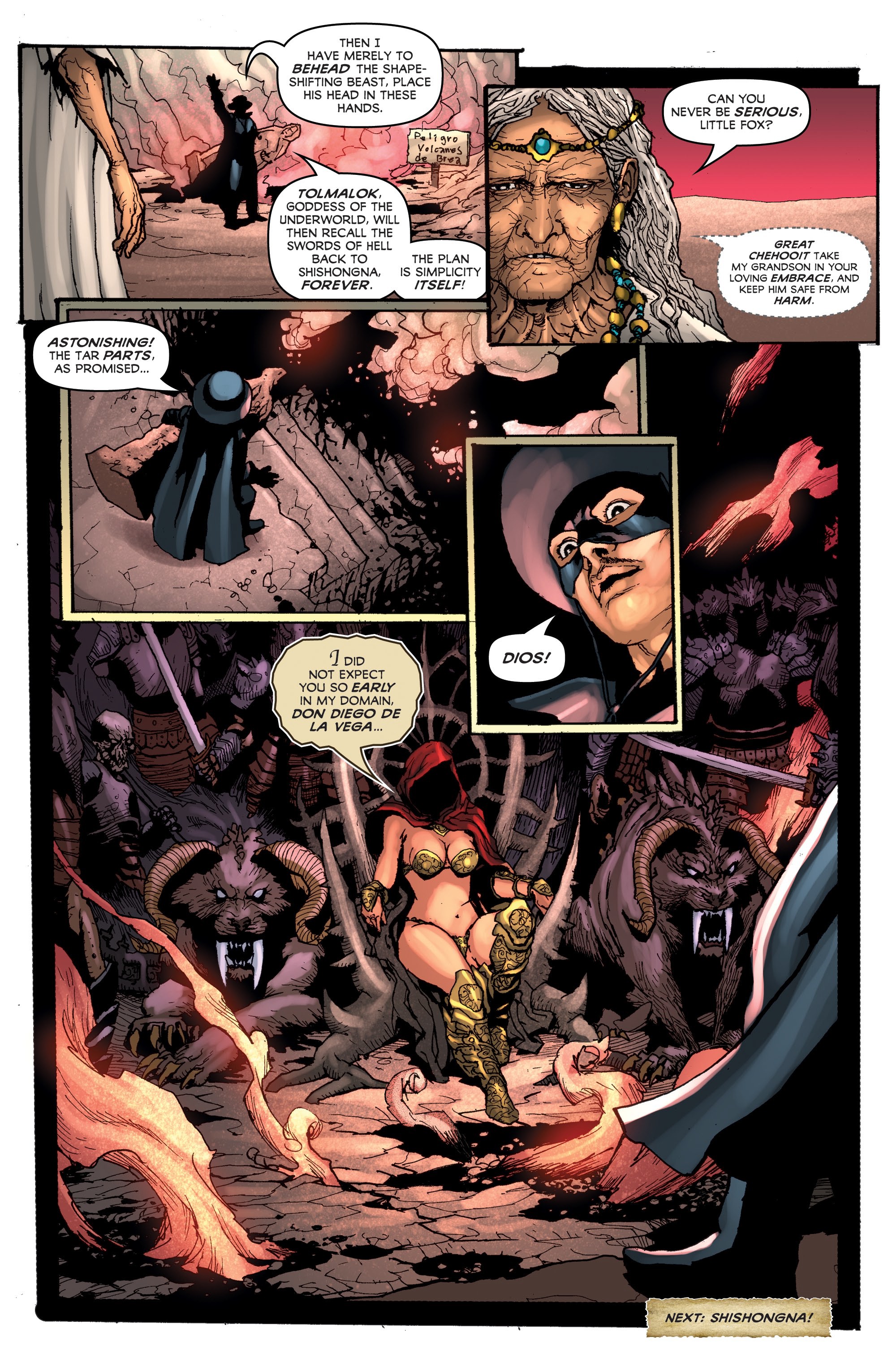 Read online Zorro: Swords of Hell comic -  Issue #3 - 22