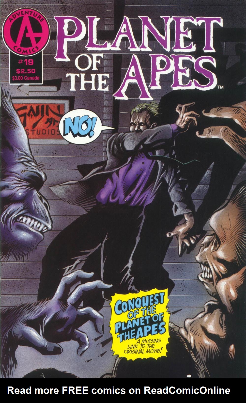 Read online Planet of the Apes (1990) comic -  Issue #19 - 1