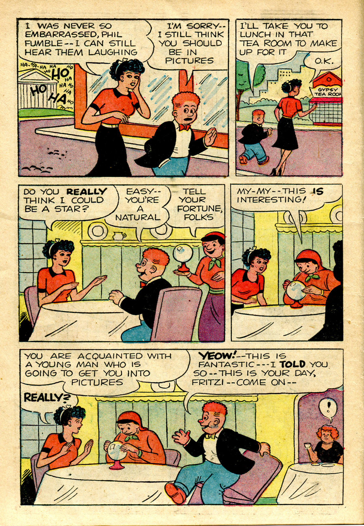 Read online Fritzi Ritz (1953) comic -  Issue #35 - 10