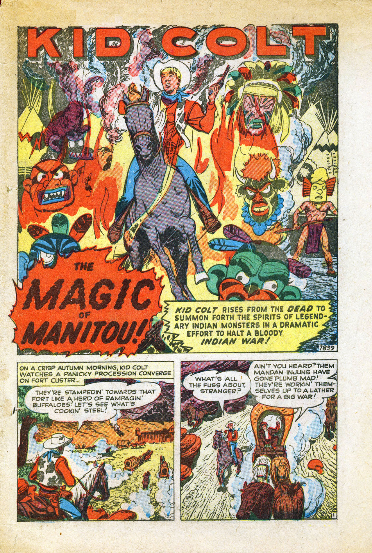 Read online Kid Colt Outlaw comic -  Issue #13 - 3