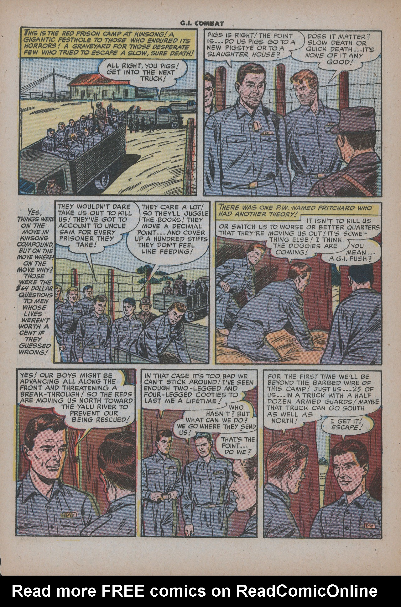 Read online G.I. Combat (1952) comic -  Issue #3 - 4