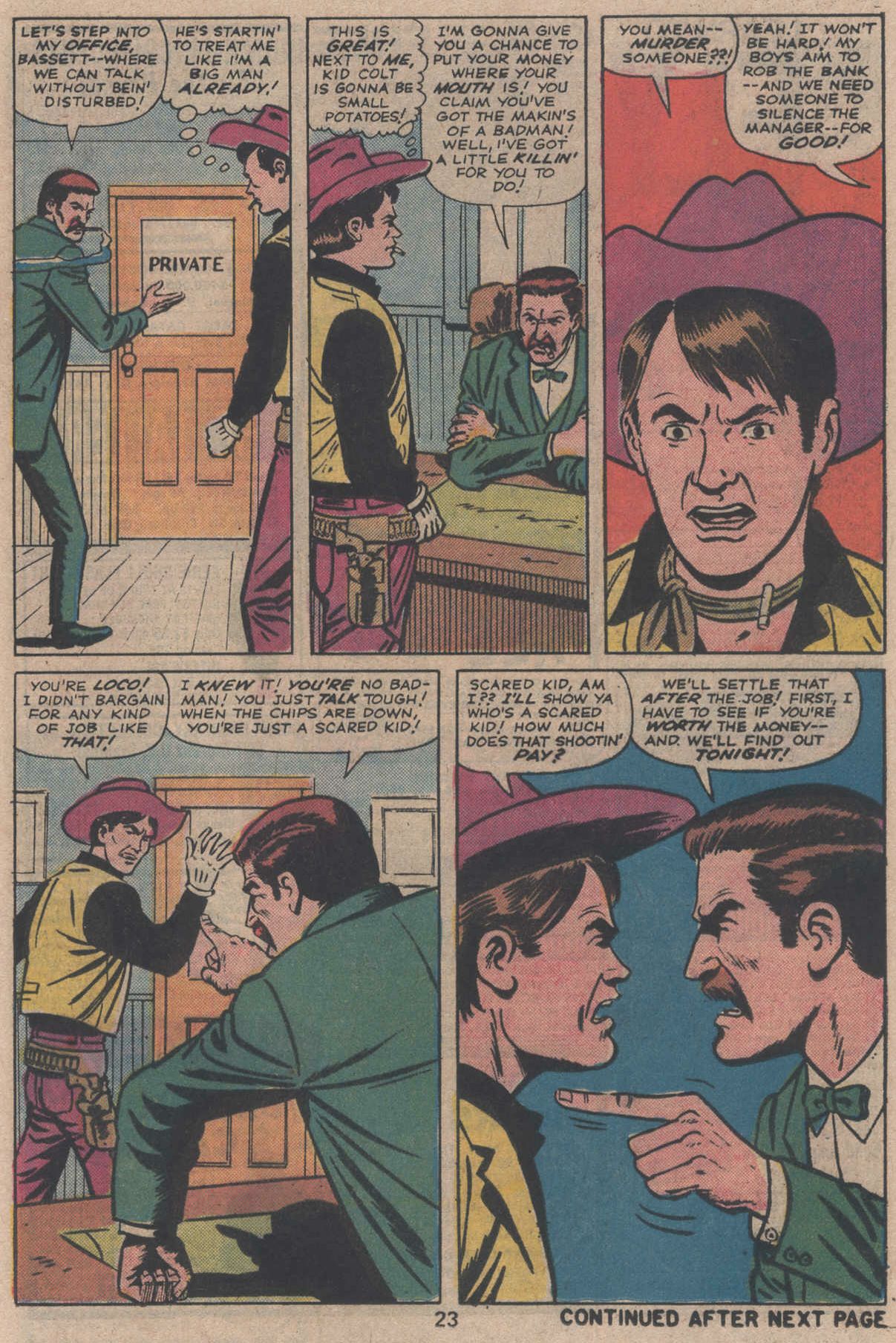 Read online Kid Colt Outlaw comic -  Issue #195 - 25