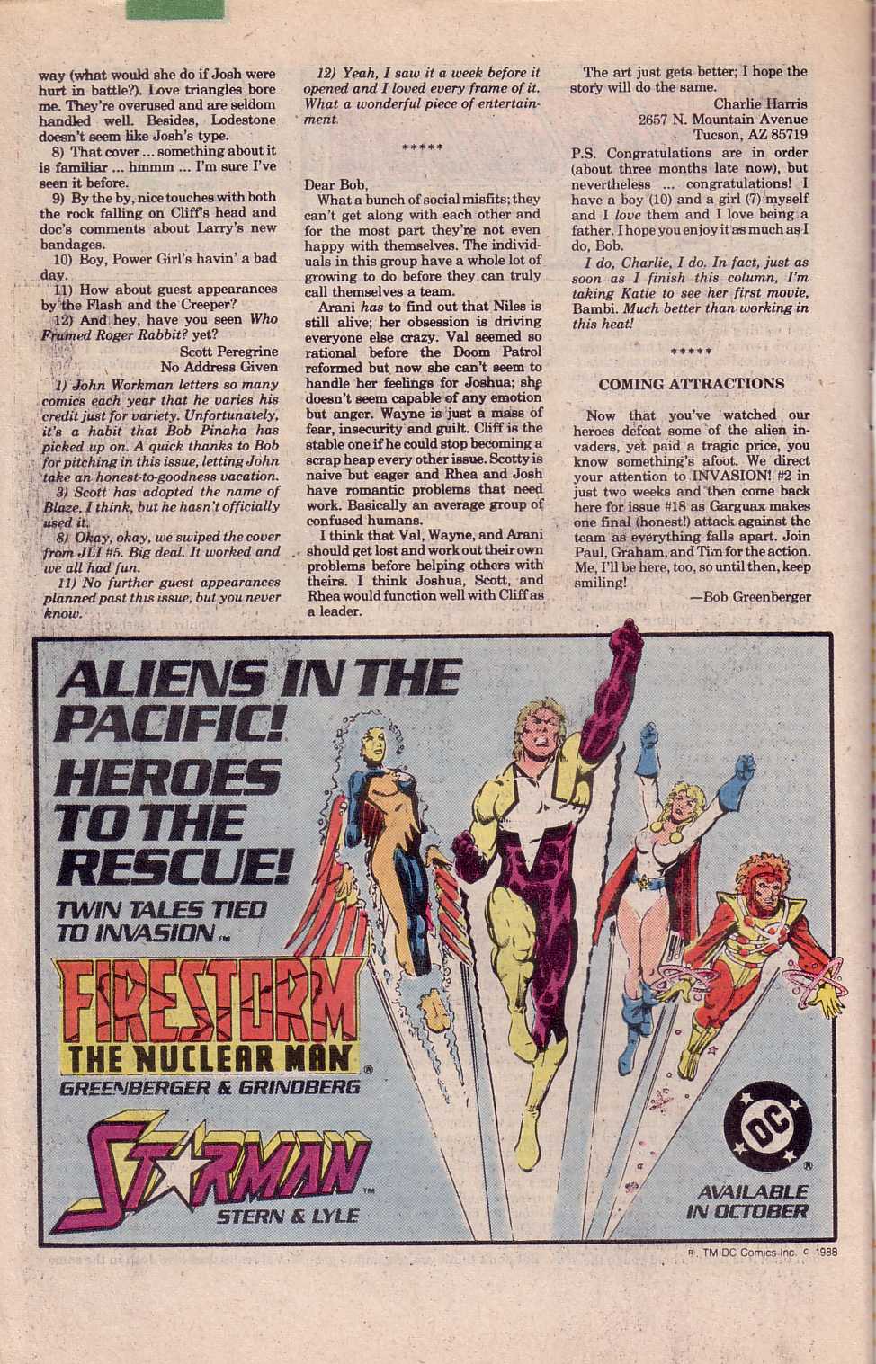 Read online Doom Patrol (1987) comic -  Issue #17 - 25