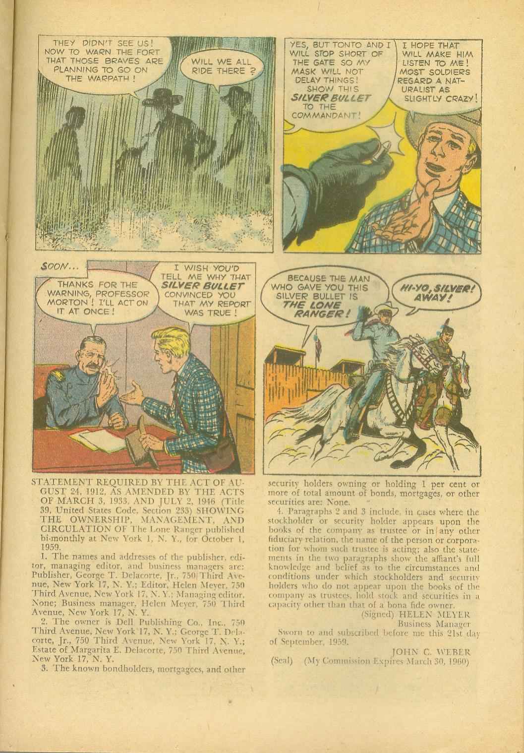 Read online The Lone Ranger (1948) comic -  Issue #132 - 21