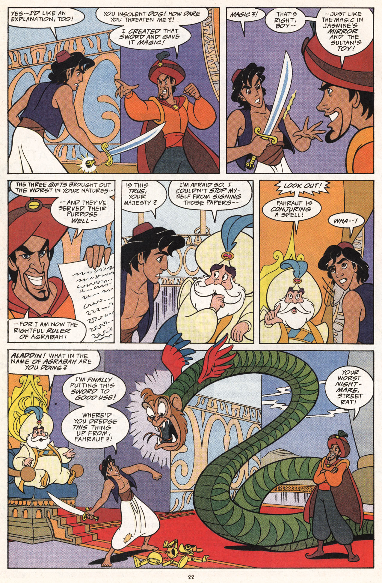 Read online Disney's Aladdin comic -  Issue #3 - 31
