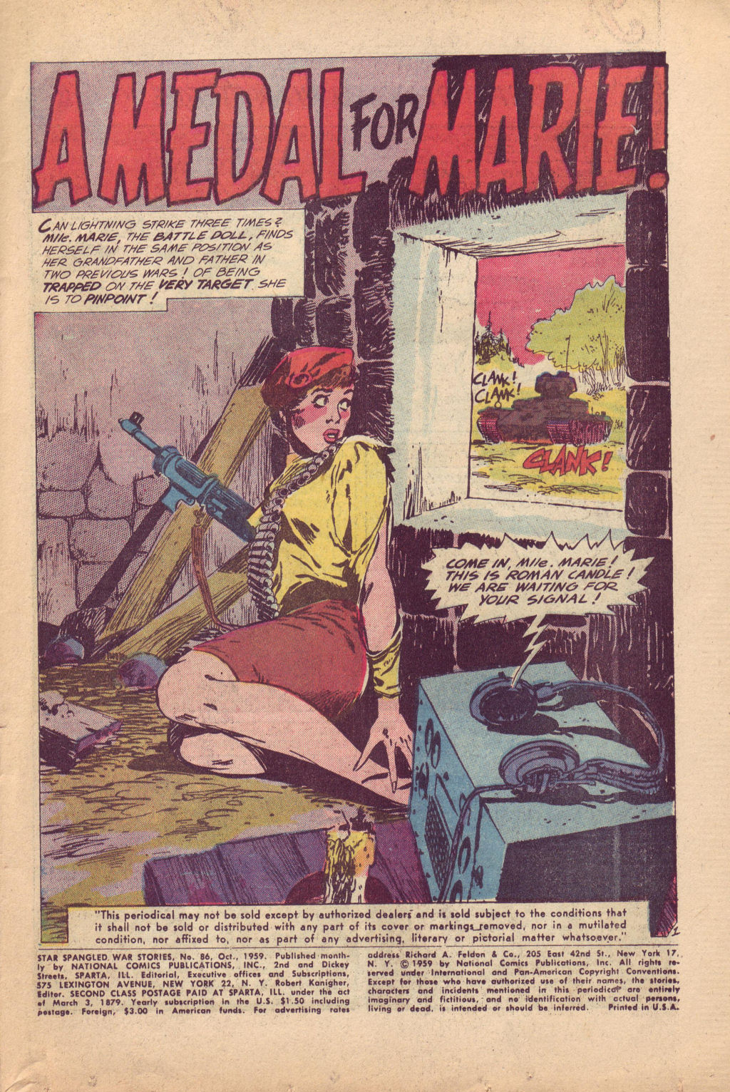 Read online Star Spangled War Stories (1952) comic -  Issue #86 - 3