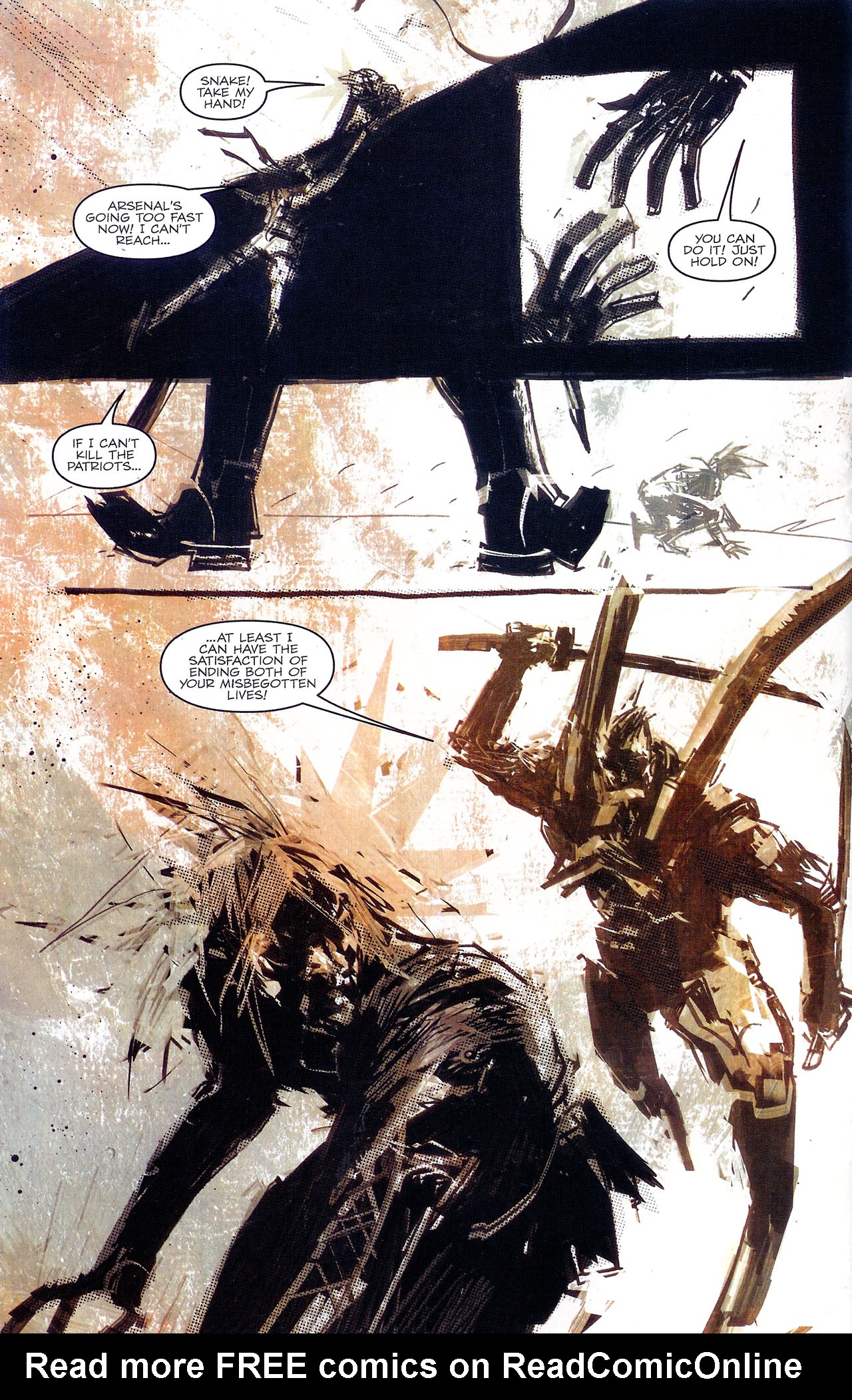 Read online Metal Gear Solid: Sons of Liberty comic -  Issue #12 - 10