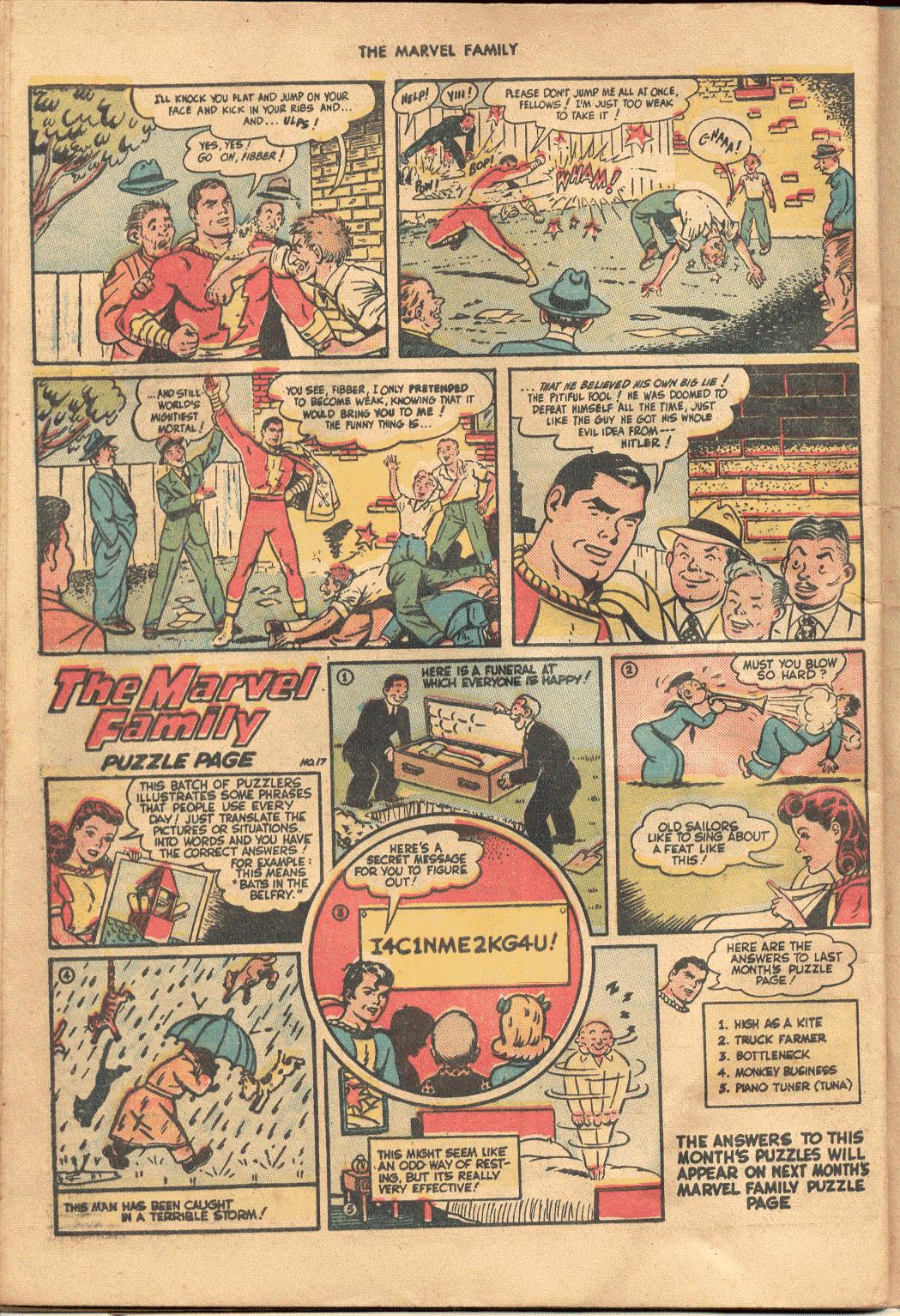 Read online The Marvel Family comic -  Issue #37 - 48