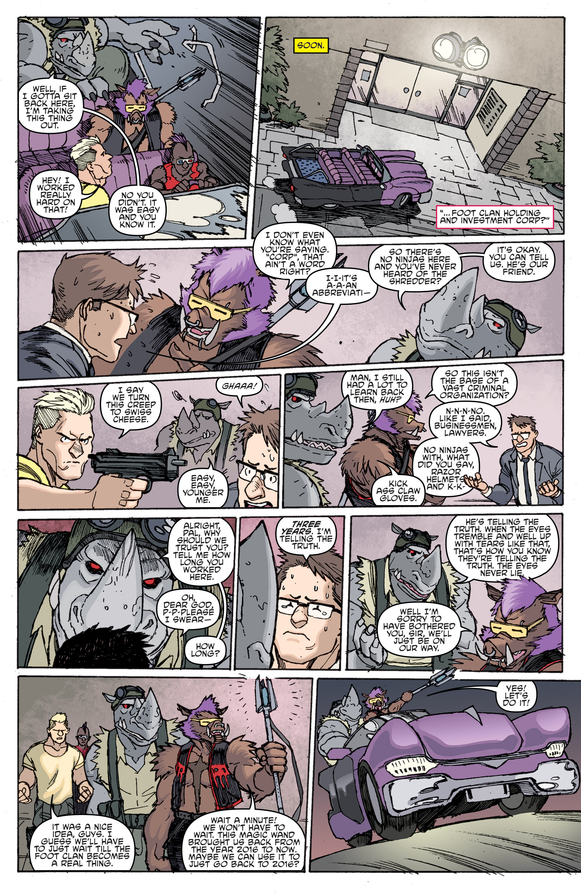 Read online Teenage Mutant Ninja Turtles Bebop & Rocksteady Destroy Everything comic -  Issue #2 - 17