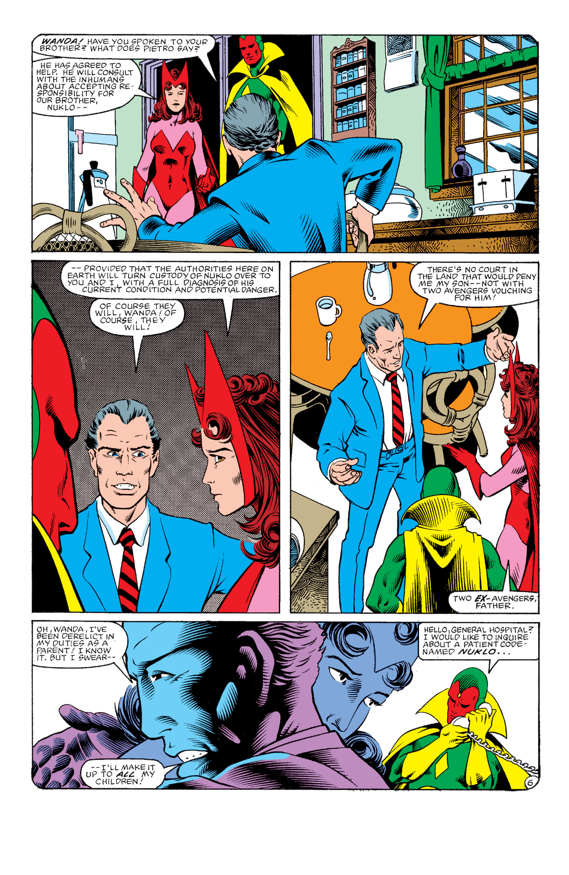 Read online The Vision and the Scarlet Witch (1982) comic -  Issue #2 - 7