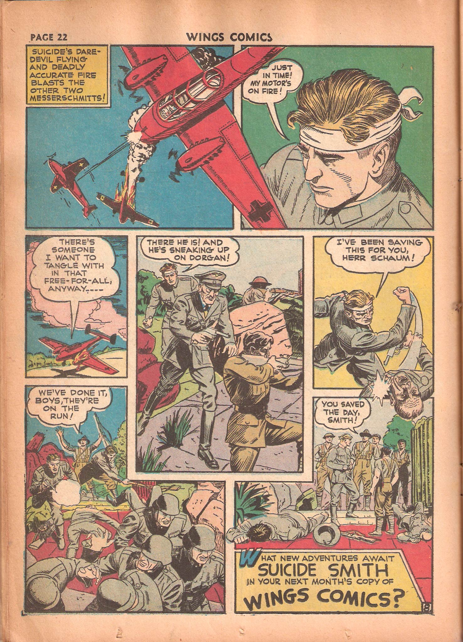 Read online Wings Comics comic -  Issue #17 - 24