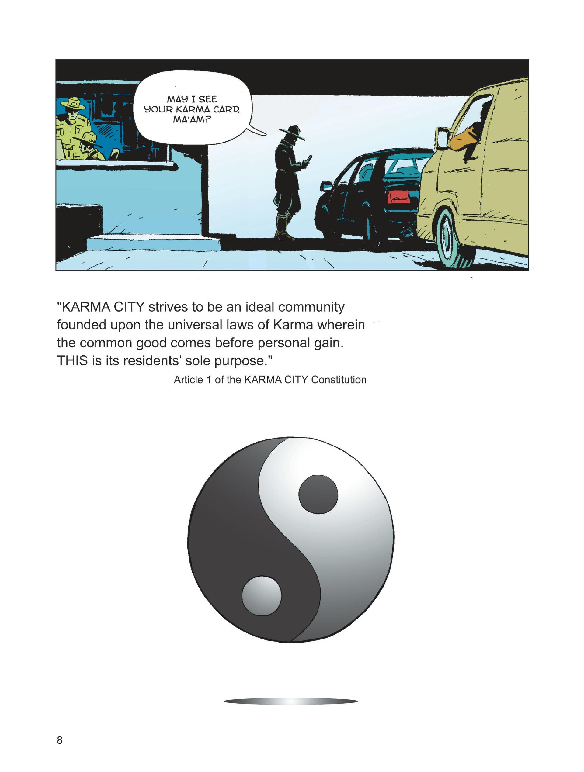 Read online Karma City comic -  Issue #1 - 8