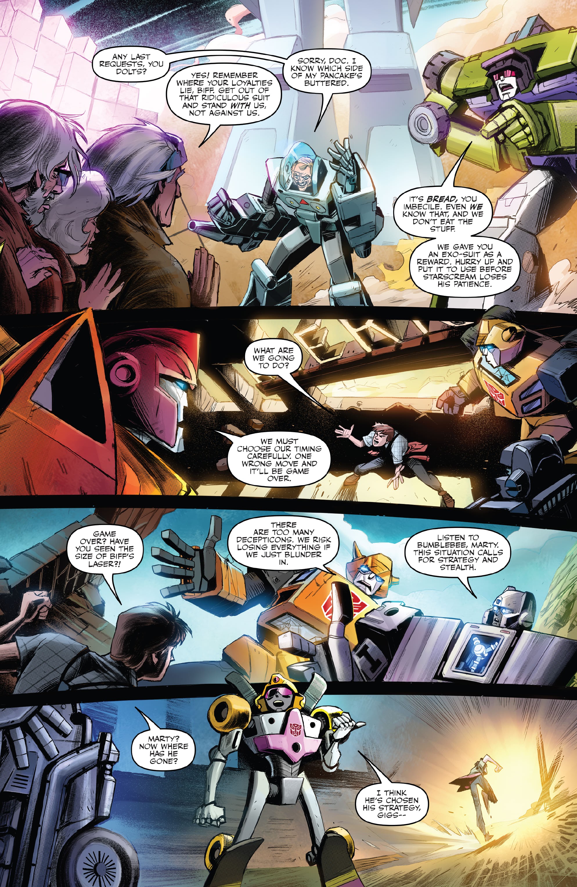Read online Transformers: Back to the Future comic -  Issue #3 - 16