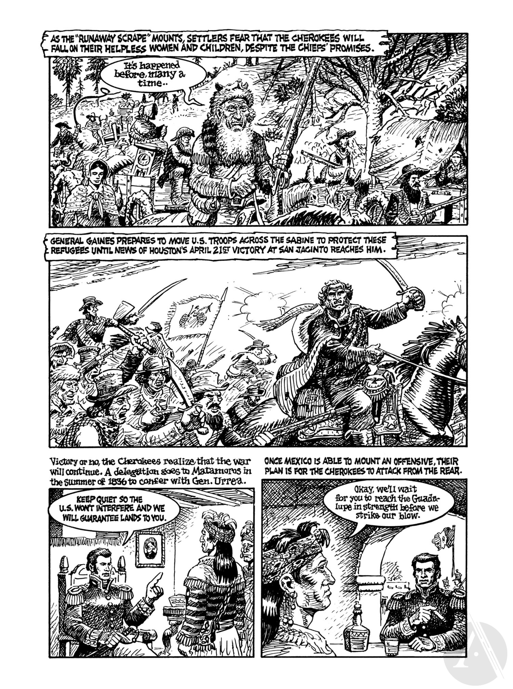 Read online Indian Lover: Sam Houston & the Cherokees comic -  Issue # TPB - 70