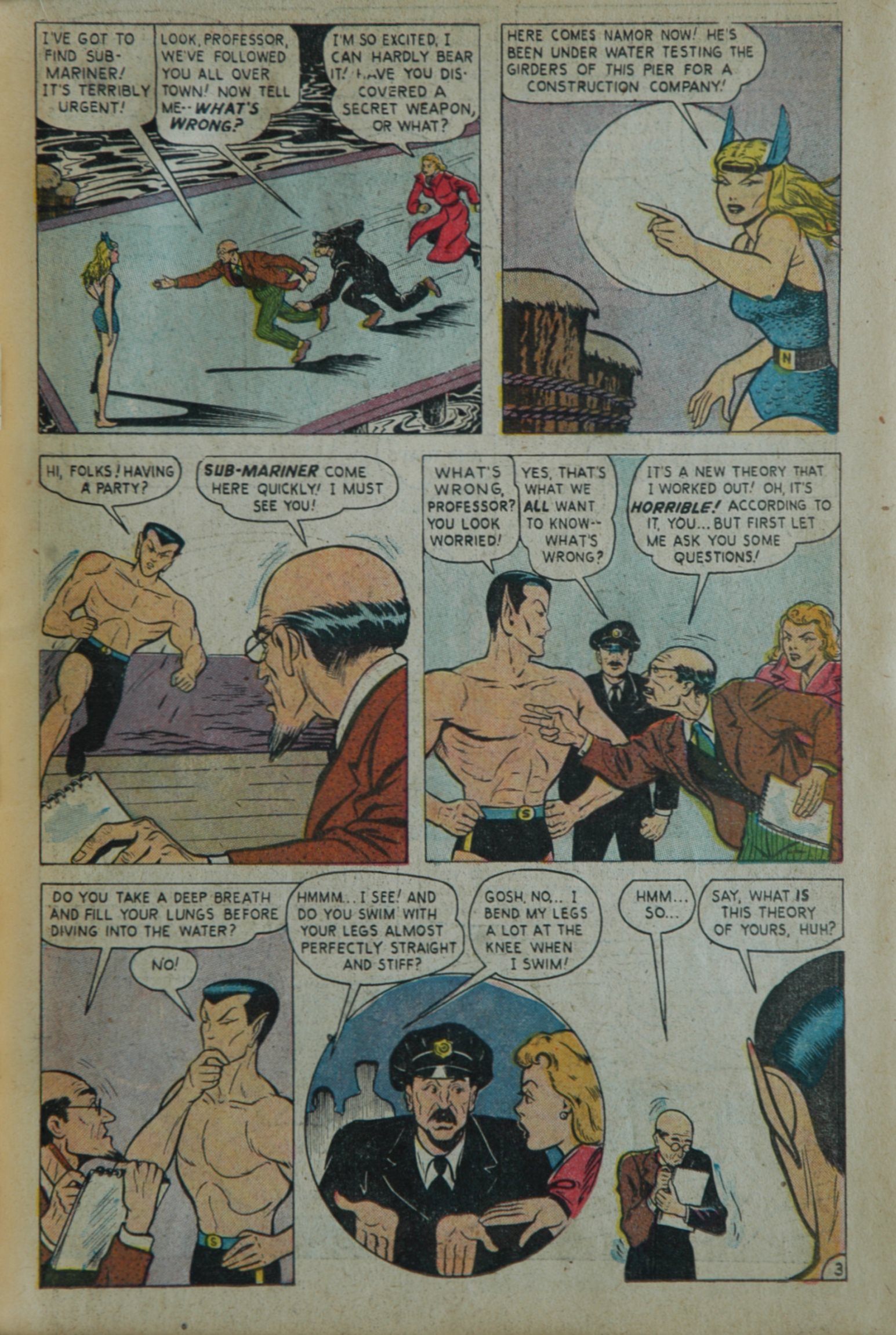 Read online Blonde Phantom Comics comic -  Issue #20 - 23
