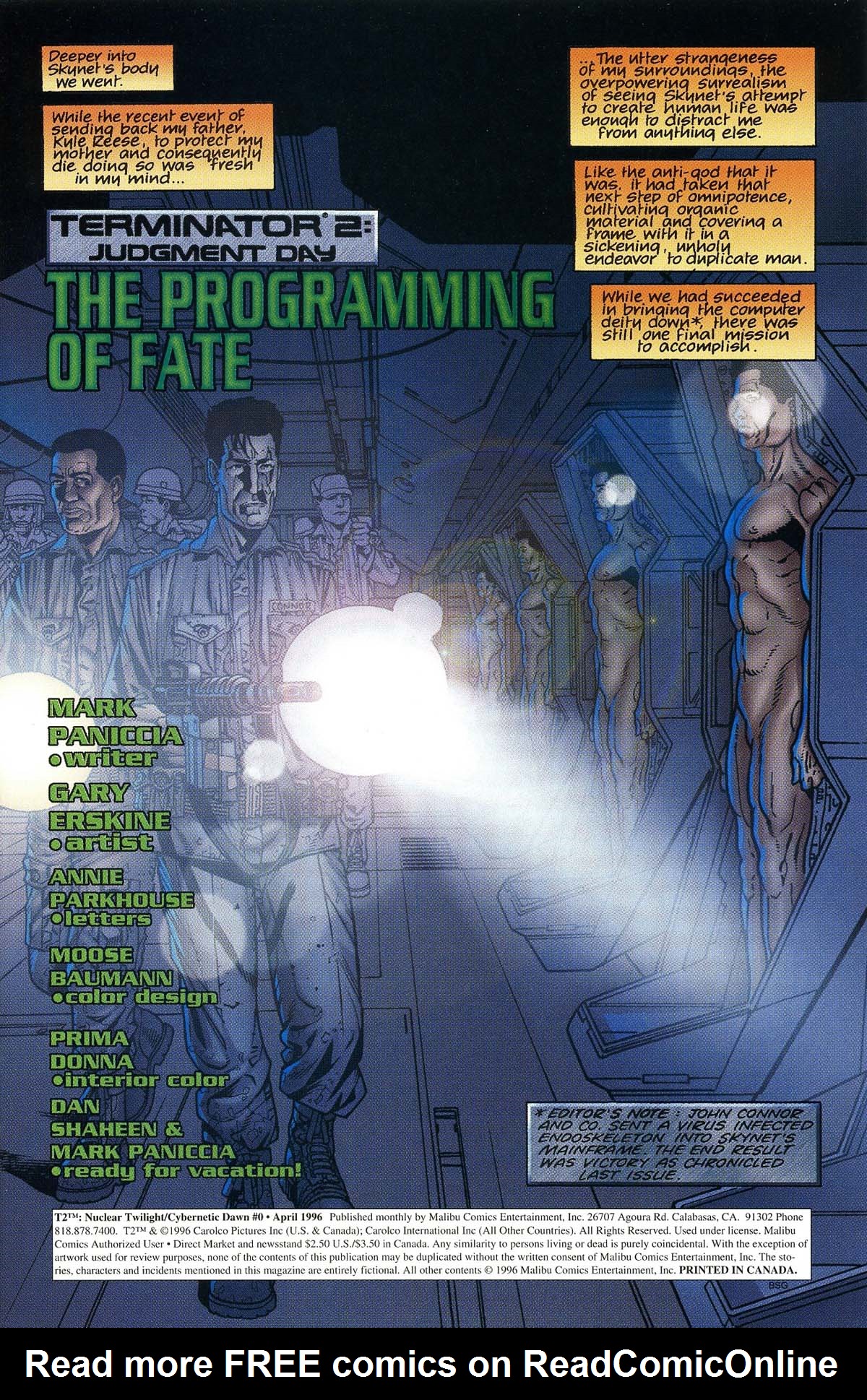Read online T2: Nuclear Twilight/Cybernetic Dawn comic -  Issue #0 - 3