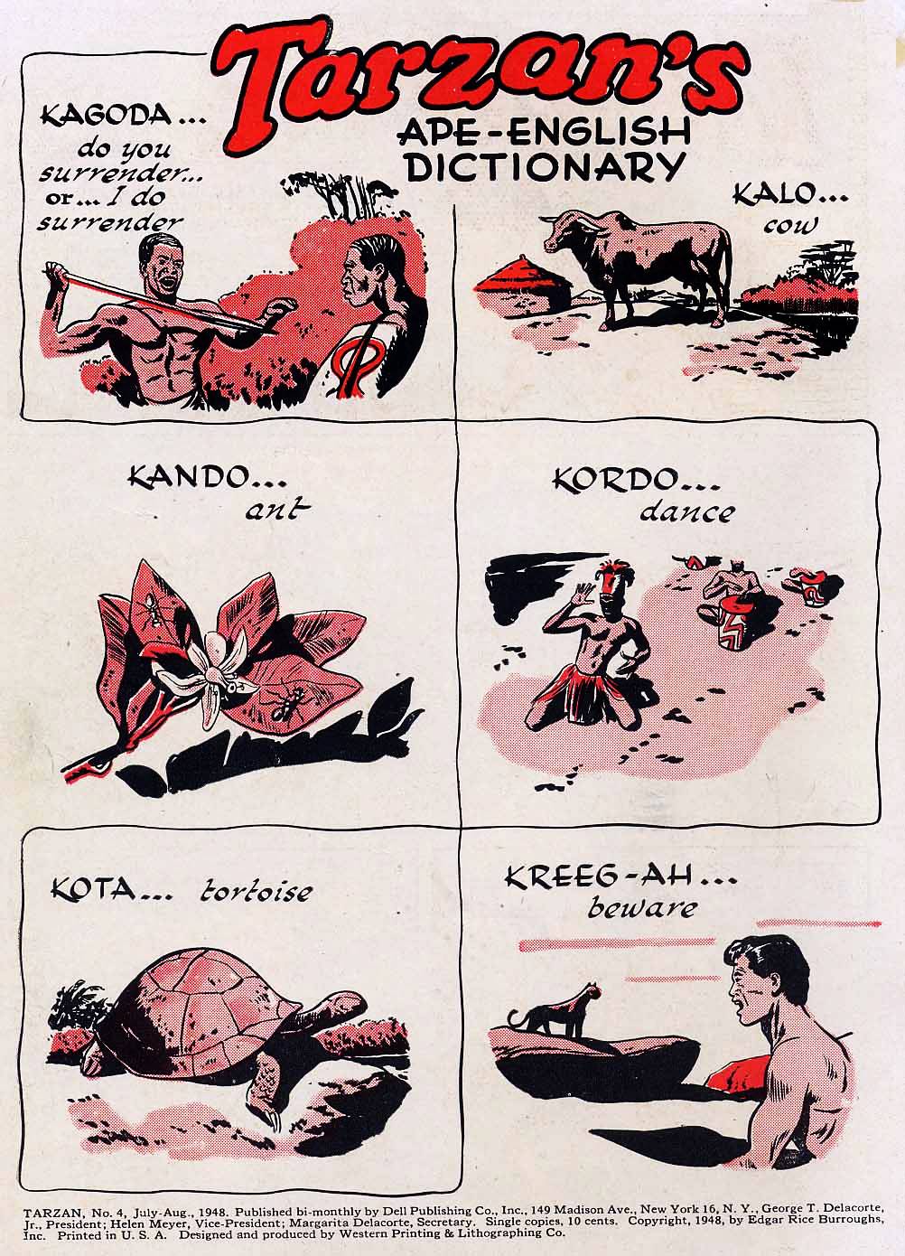 Read online Tarzan (1948) comic -  Issue #4 - 2