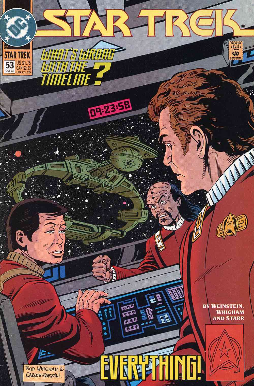 Read online Star Trek (1989) comic -  Issue #53 - 1