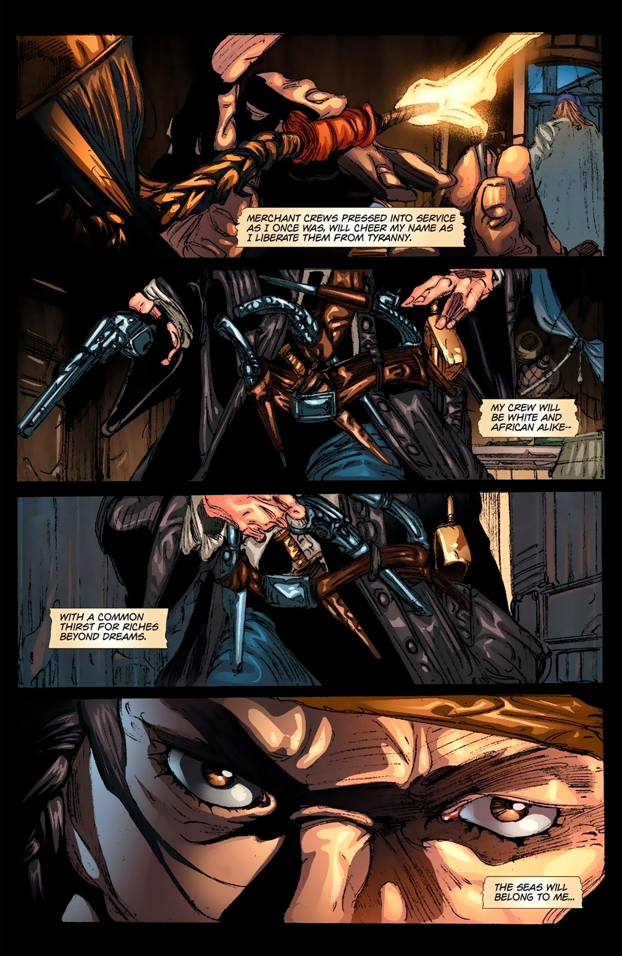 Read online Blackbeard: Legend of the Pyrate King comic -  Issue #6 - 23
