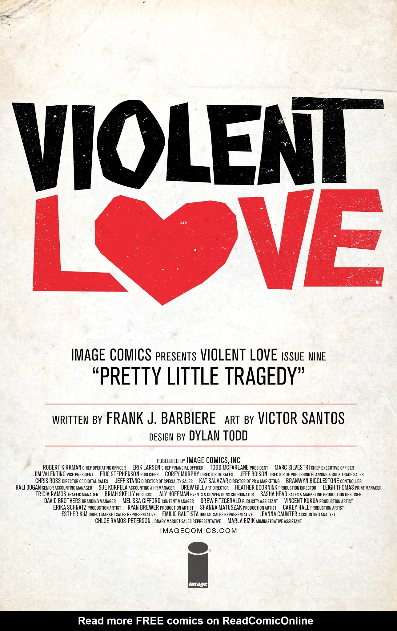 Read online Violent Love comic -  Issue #9 - 2