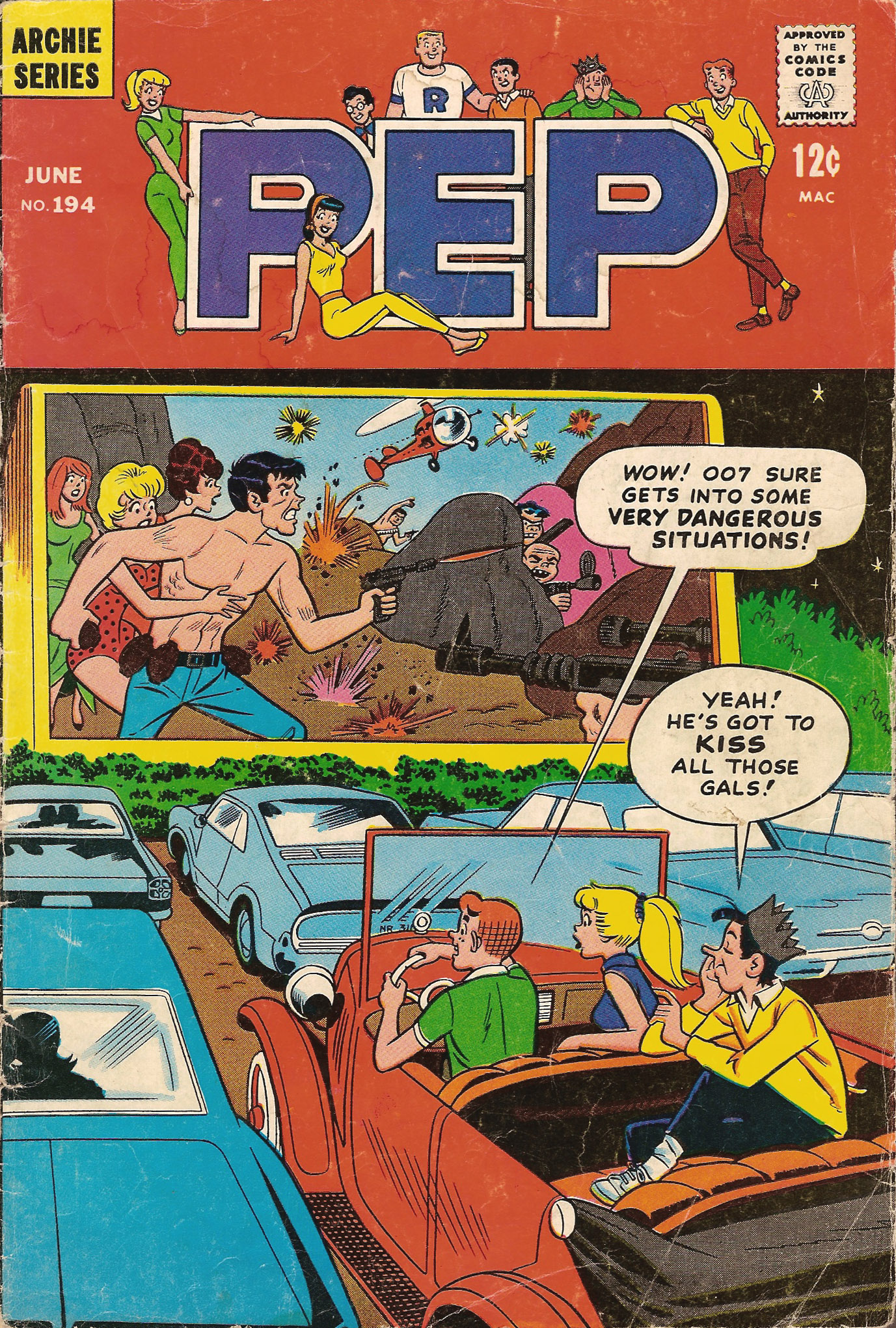 Read online Pep Comics comic -  Issue #194 - 1