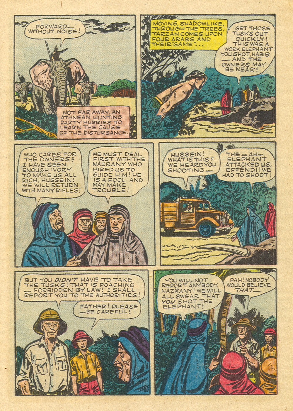 Read online Tarzan (1948) comic -  Issue #39 - 31