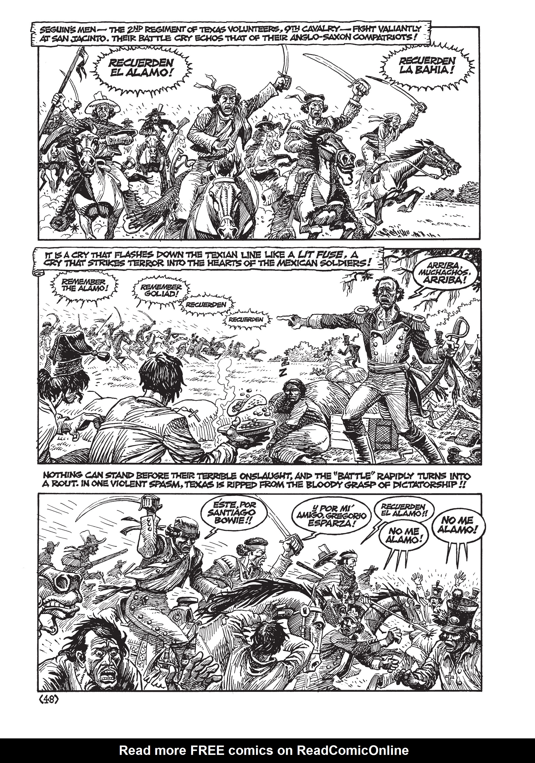 Read online Jack Jackson's American History: Los Tejanos and Lost Cause comic -  Issue # TPB (Part 1) - 52
