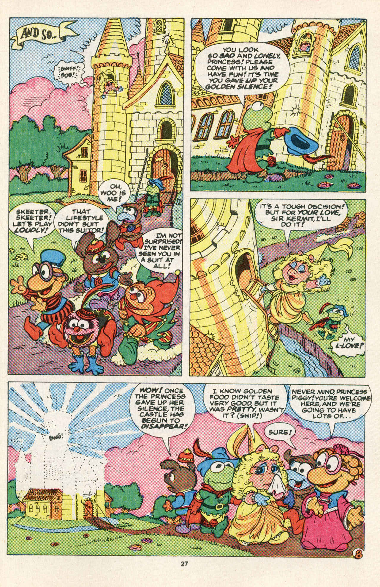 Read online Muppet Babies comic -  Issue #25 - 29