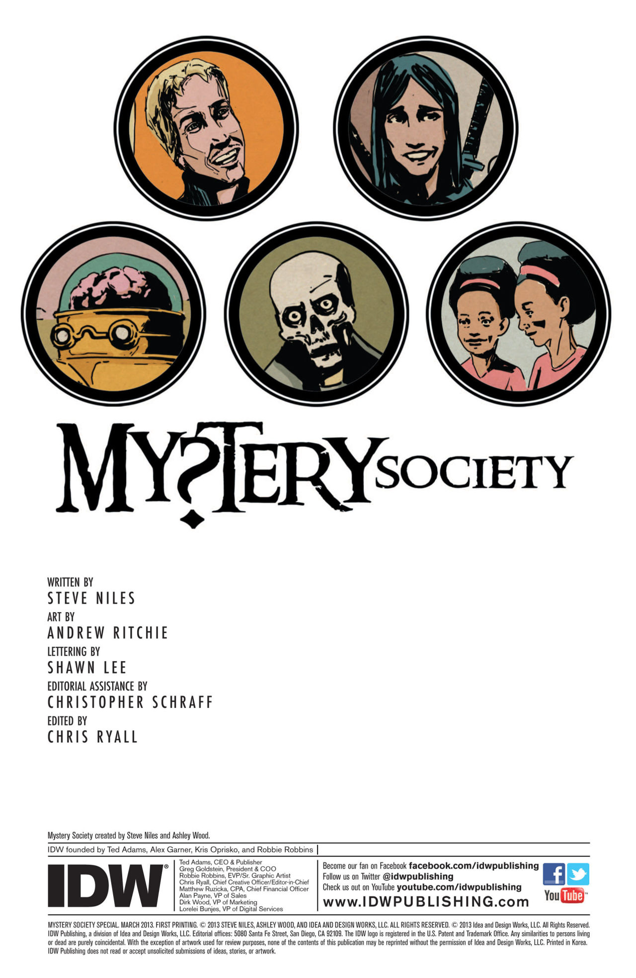 Read online Mystery Society comic -  Issue # _Special - 2