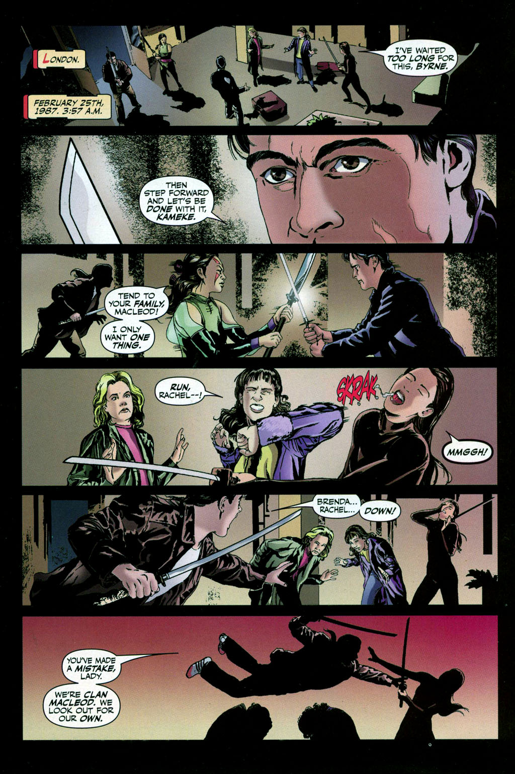 Read online Highlander comic -  Issue #9 - 3