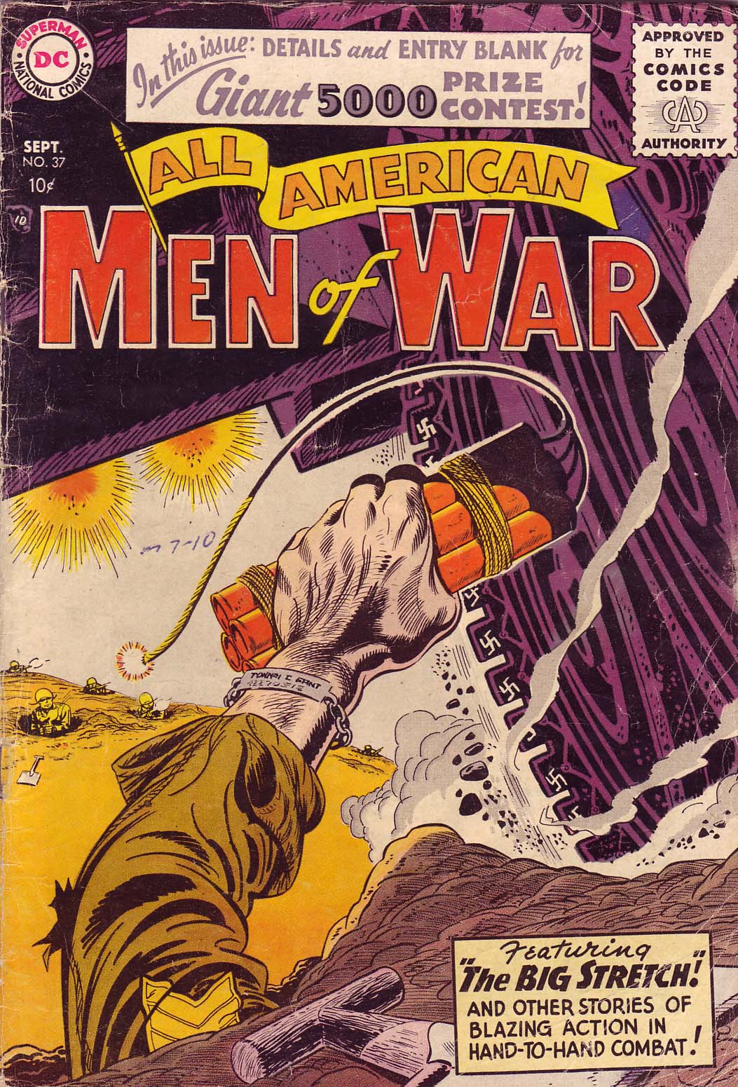 Read online All-American Men of War comic -  Issue #37 - 1