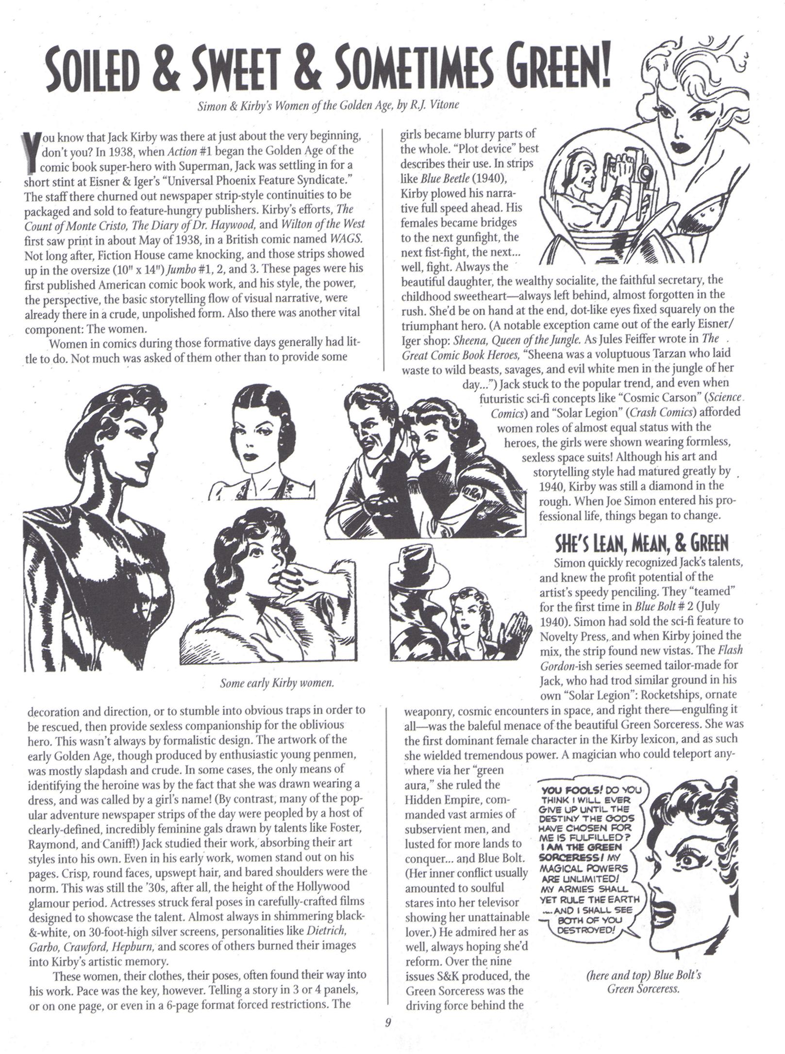 Read online The Jack Kirby Collector comic -  Issue #20 - 9
