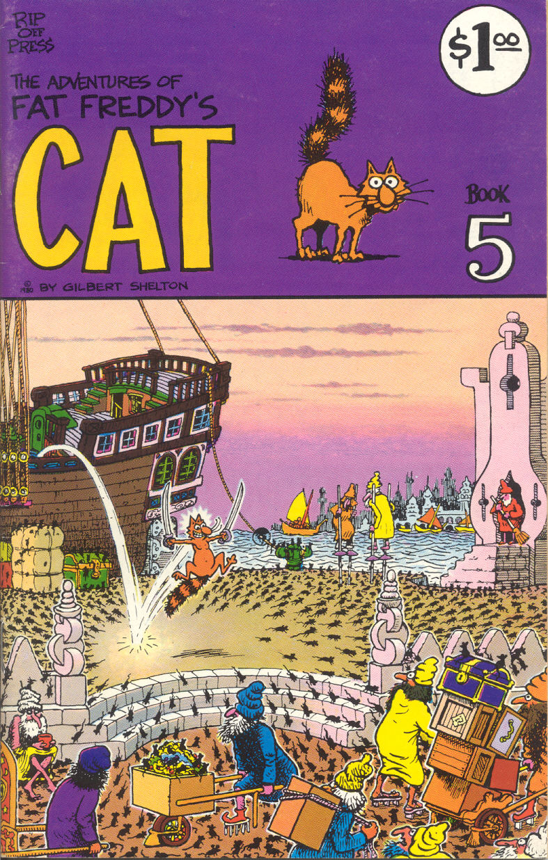 Read online Adventures of Fat Freddy's Cat comic -  Issue #5 - 1