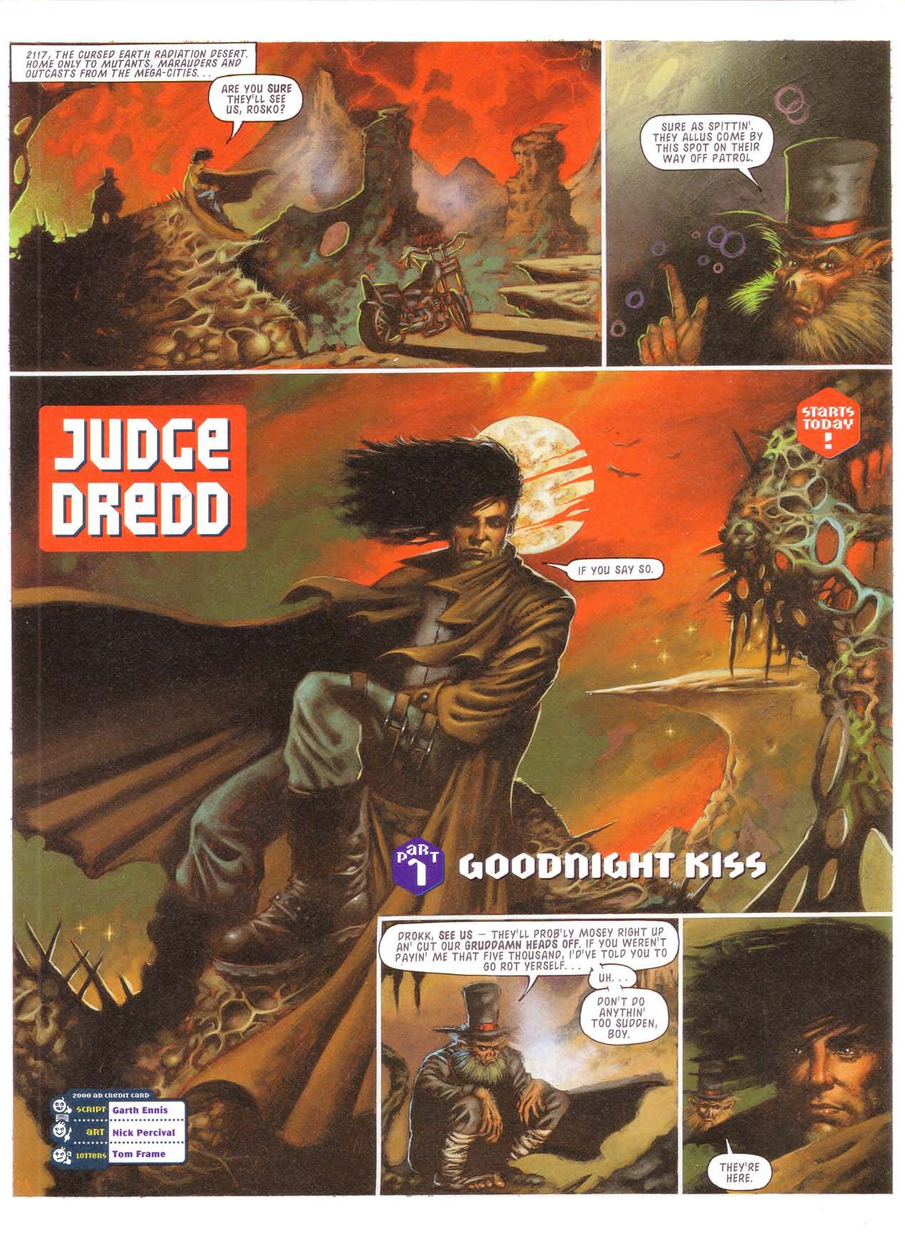 Read online Judge Dredd: Goodnight Kiss comic -  Issue # TPB - 38