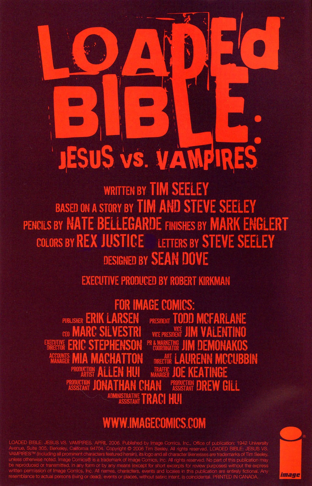 Read online Loaded Bible comic -  Issue #1 - 2