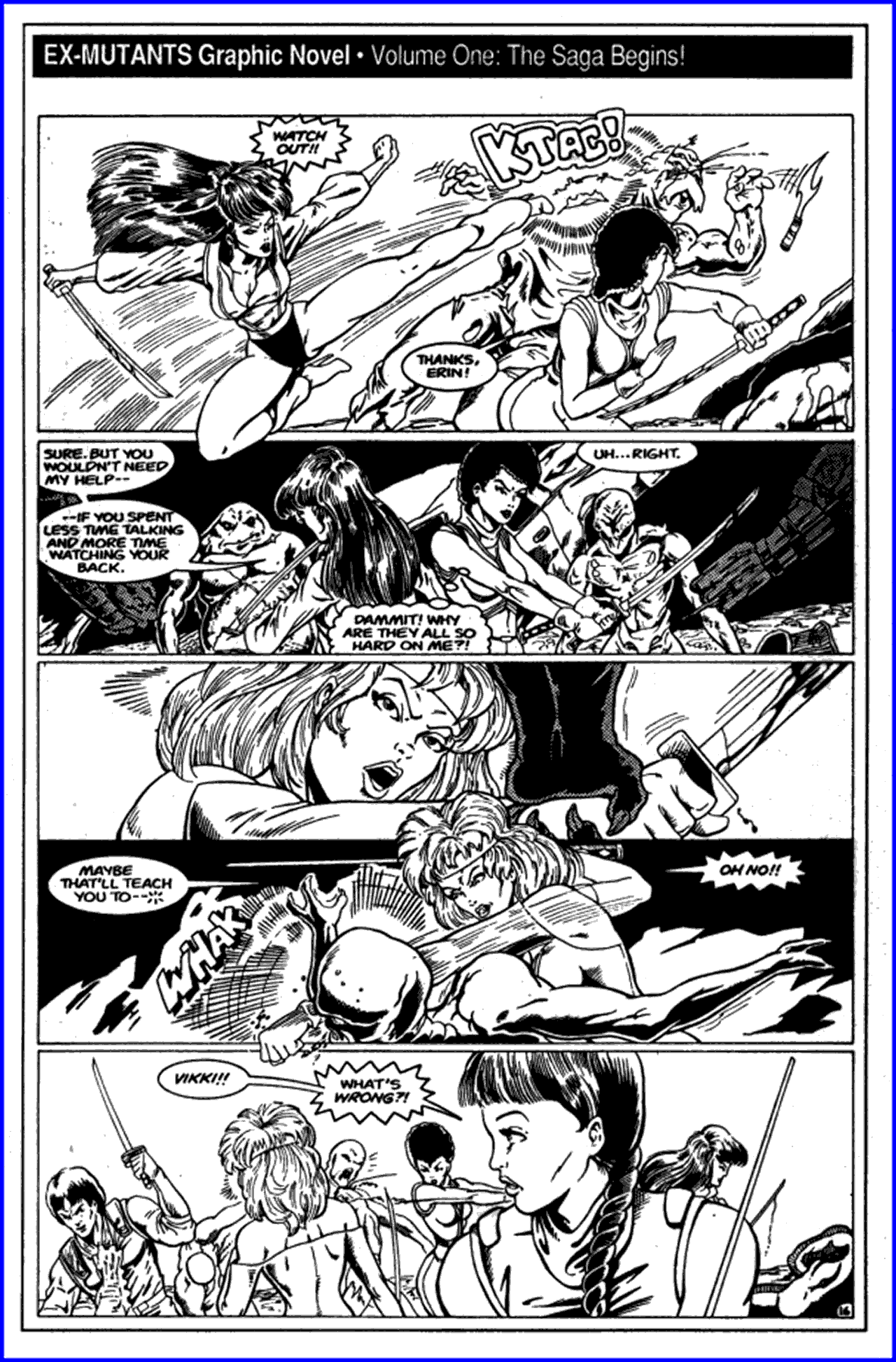 Read online Ex-Mutants (1986) comic -  Issue #6 - 38