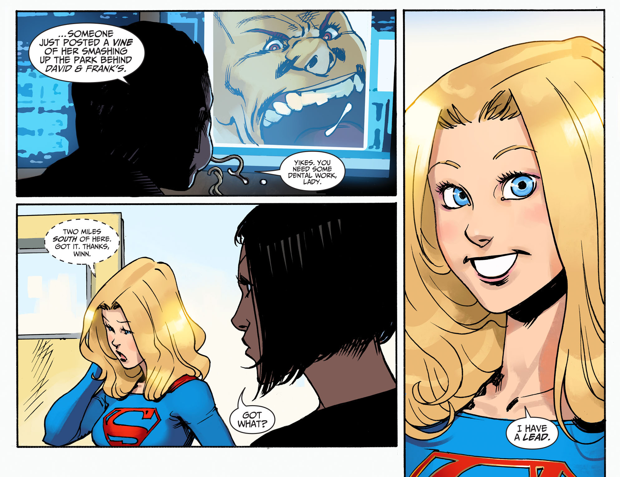 Read online Adventures of Supergirl comic -  Issue #2 - 10