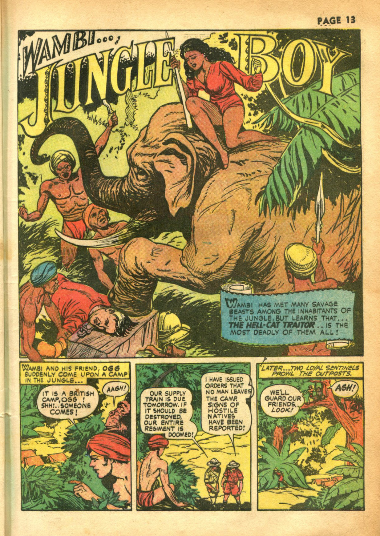 Read online Wambi Jungle Boy comic -  Issue #2 - 14