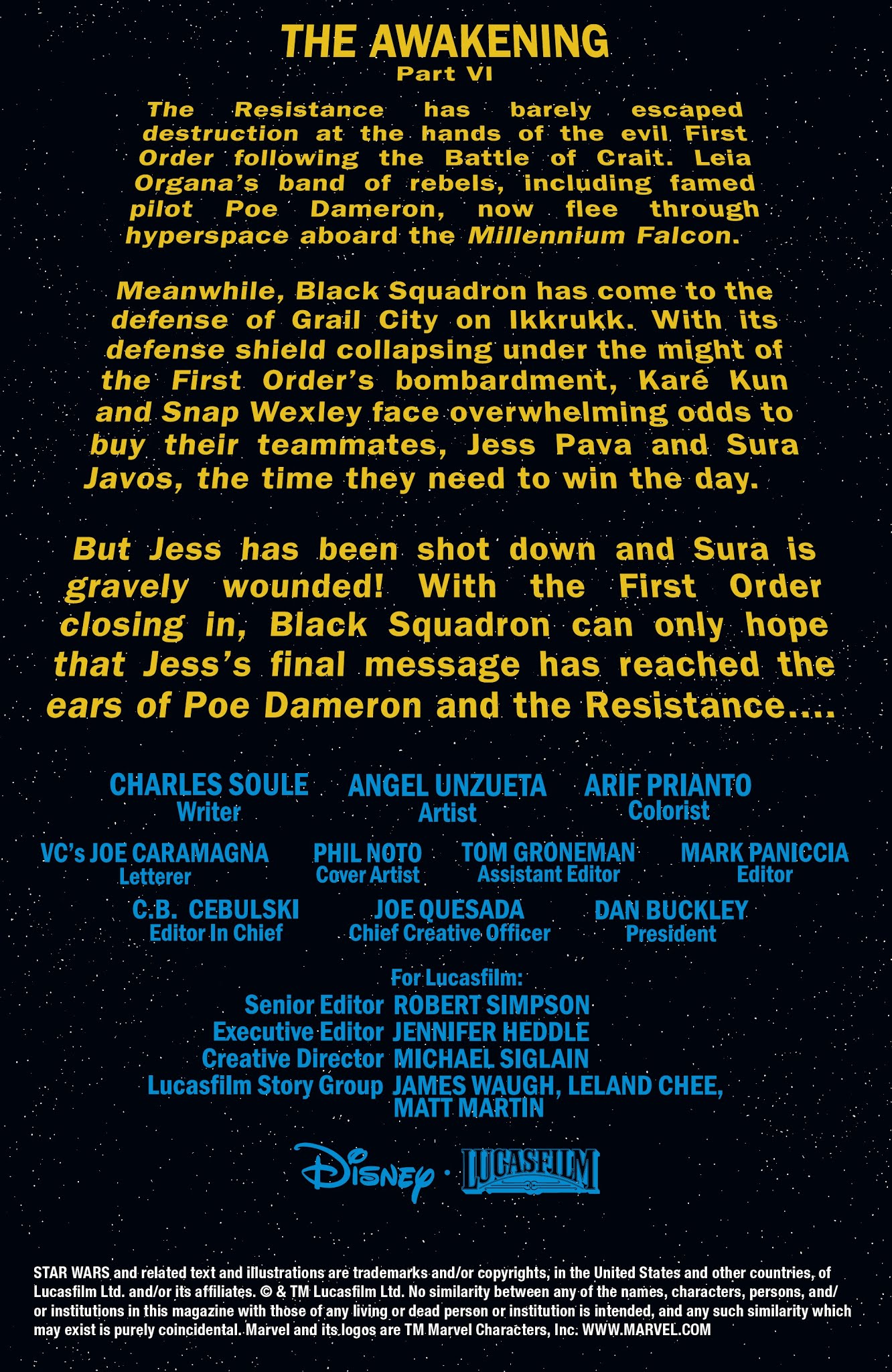 Read online Star Wars: Poe Dameron comic -  Issue #31 - 2