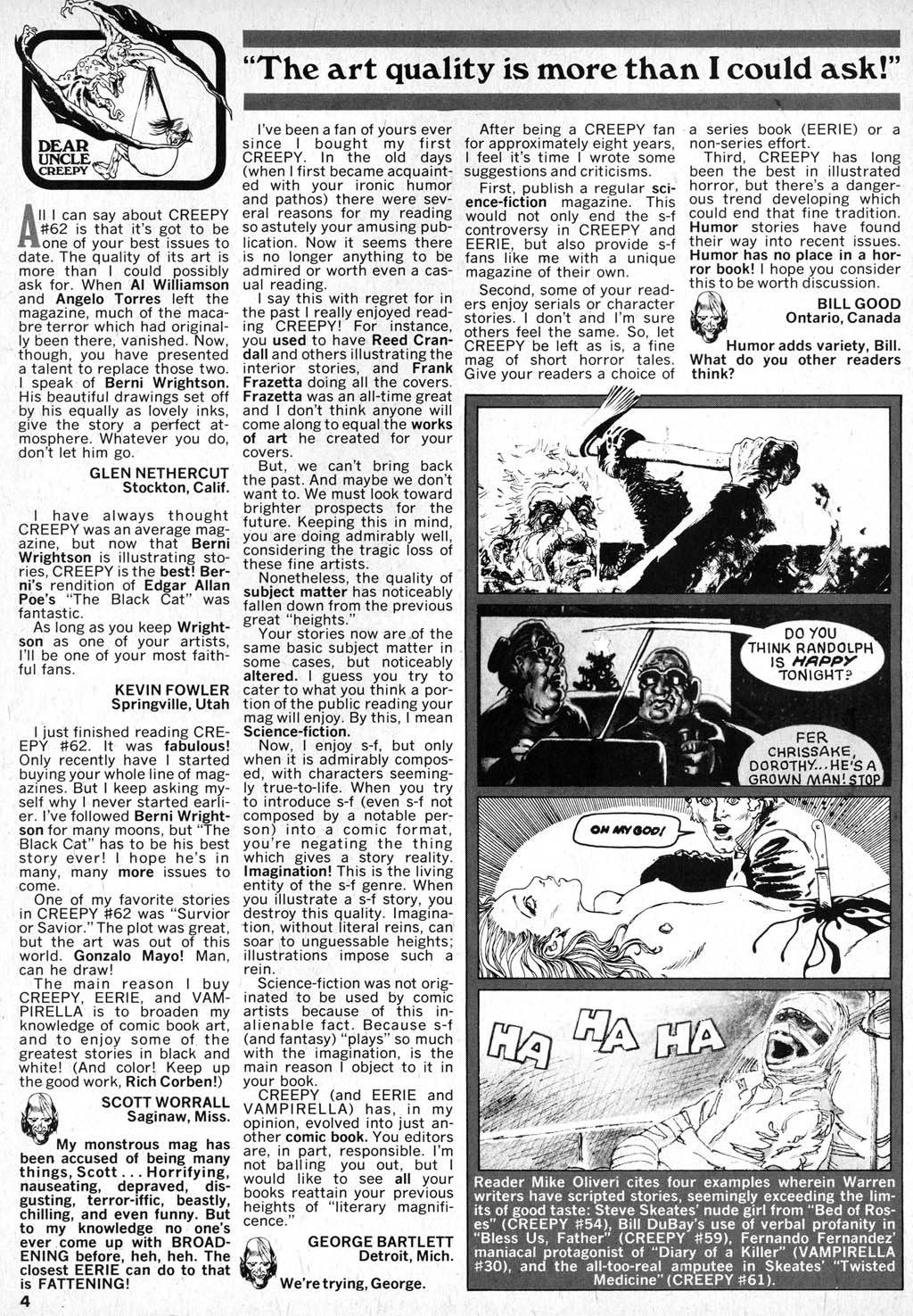 Read online Creepy (1964) comic -  Issue #64 - 4