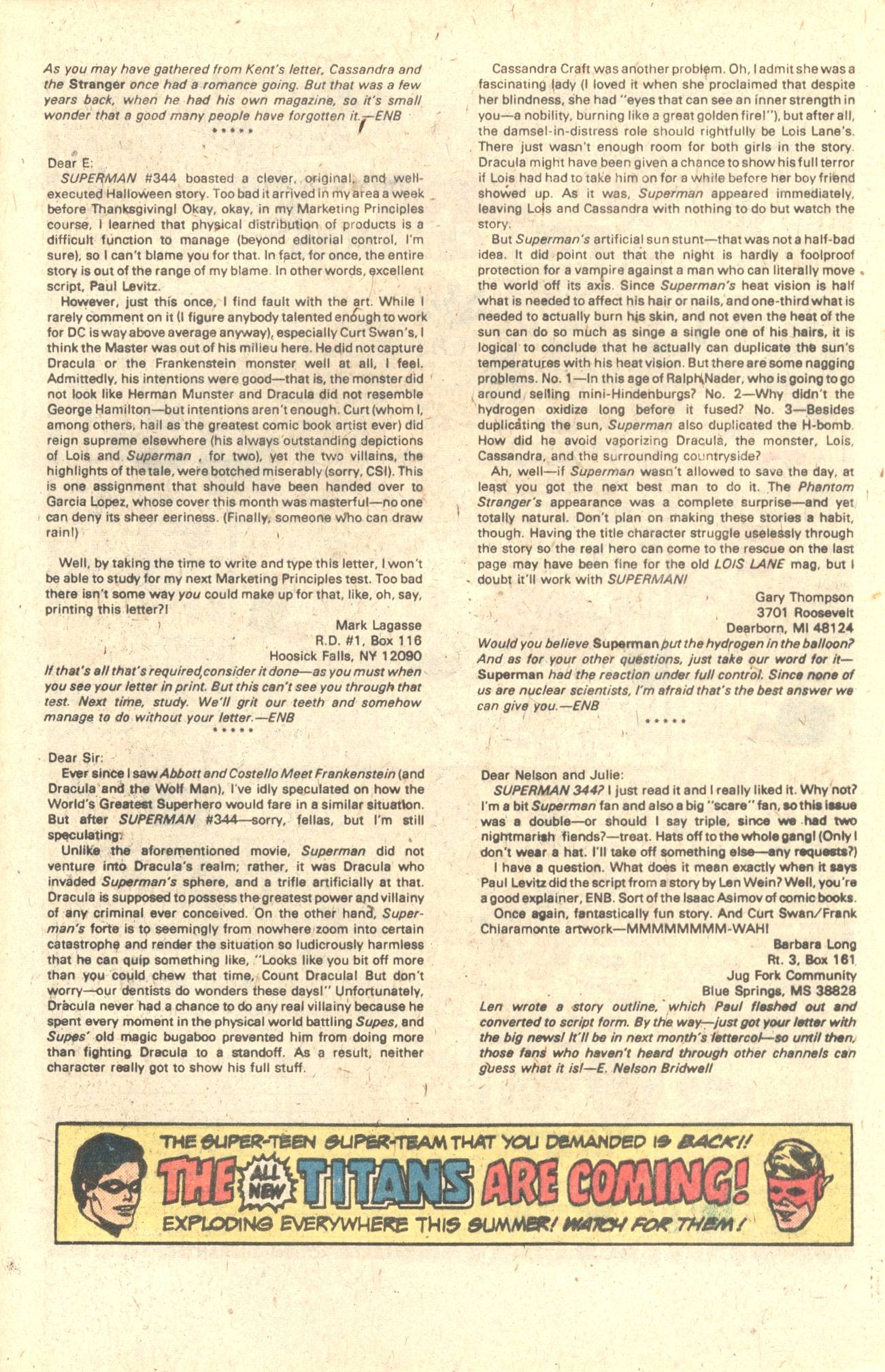 Read online Superman (1939) comic -  Issue #349 - 33