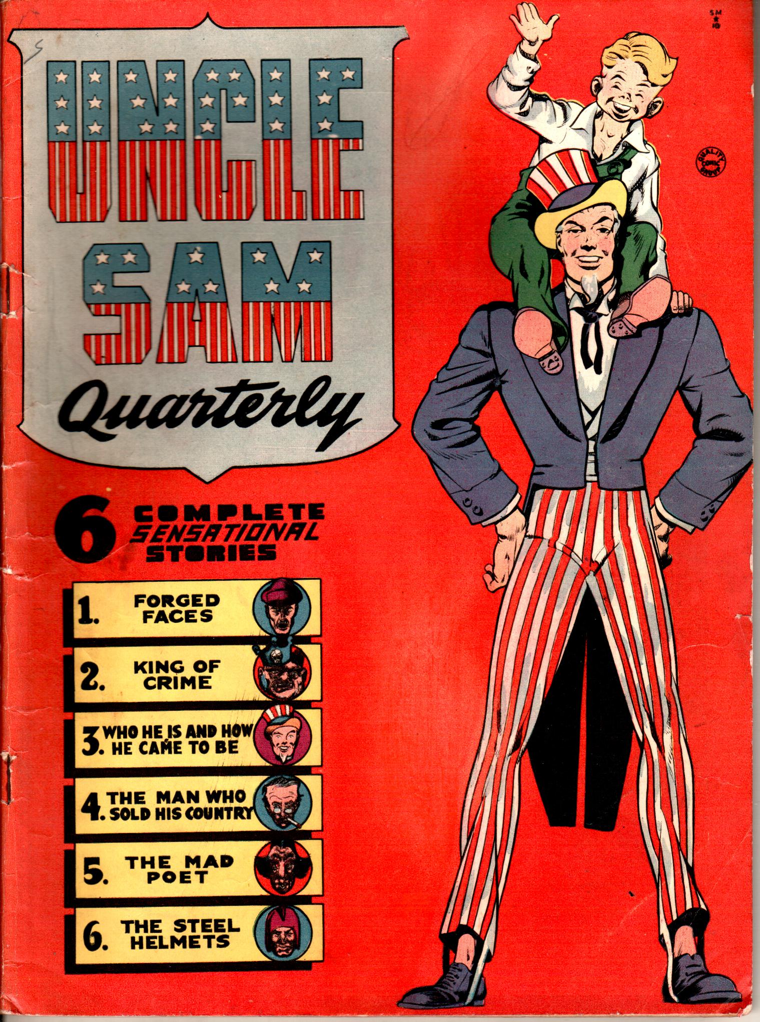 Read online Uncle Sam Quarterly comic -  Issue #1 - 1