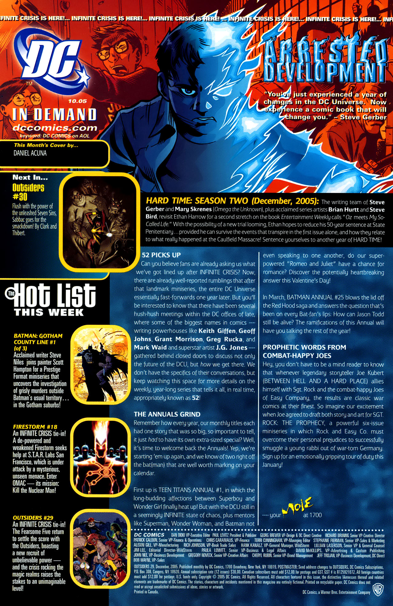 Read online Outsiders (2003) comic -  Issue #29 - 23