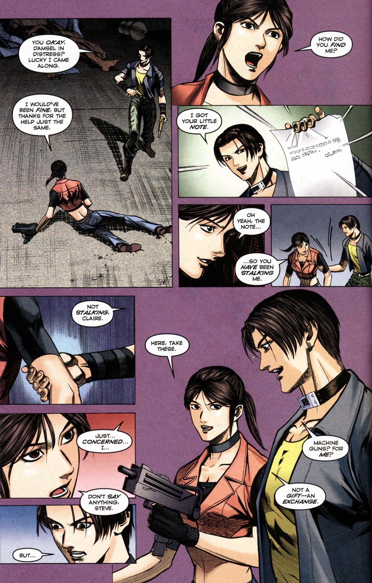 Read online Resident Evil Code: Veronica comic -  Issue #1 - 100