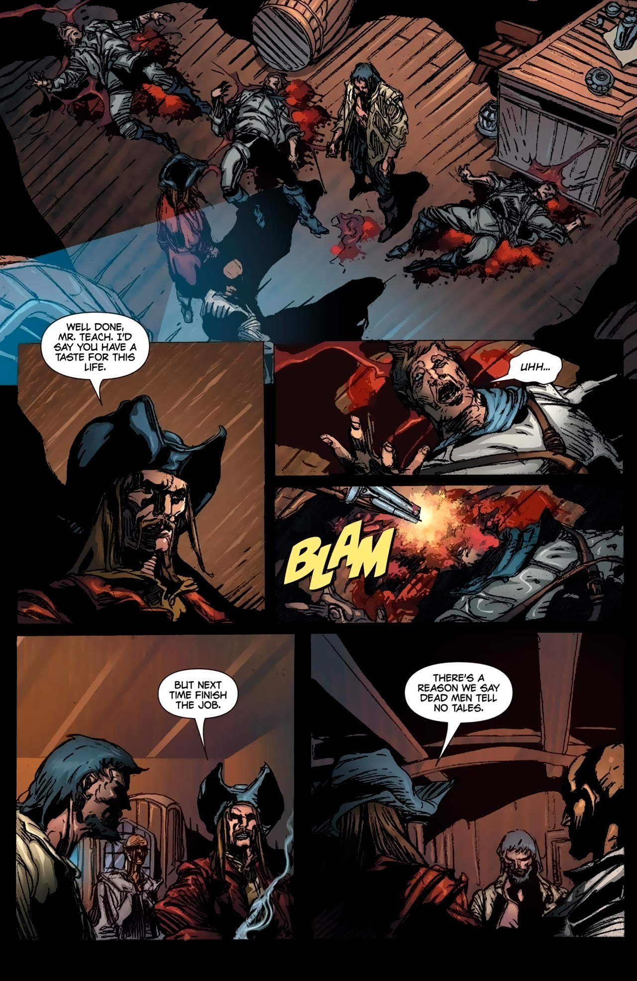 Read online Blackbeard: Legend of the Pyrate King comic -  Issue #3 - 14